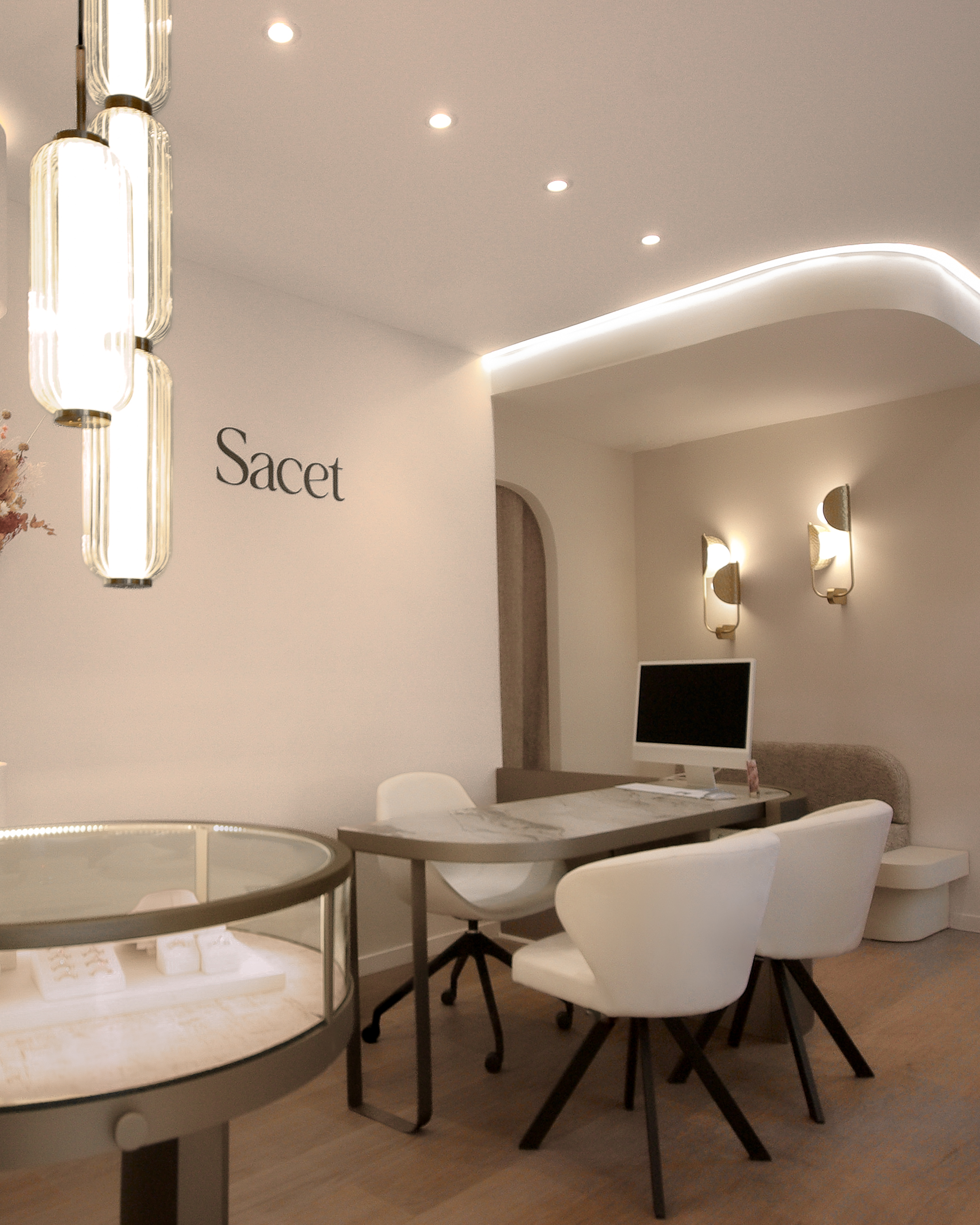 Agence retail design Paris SAINKO pour SACET